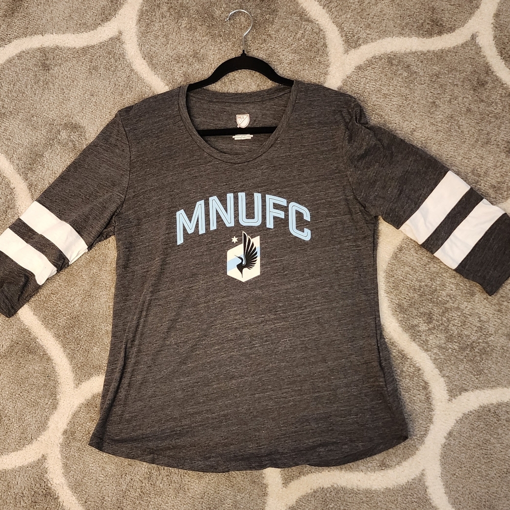 MNUFC 3/4 sleeve scoop neck Tee